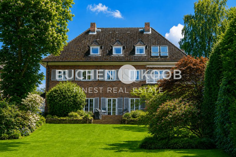 Kaffeemühle mit beeindruckendem Alstergrundstück in HH-Alsterdorf
